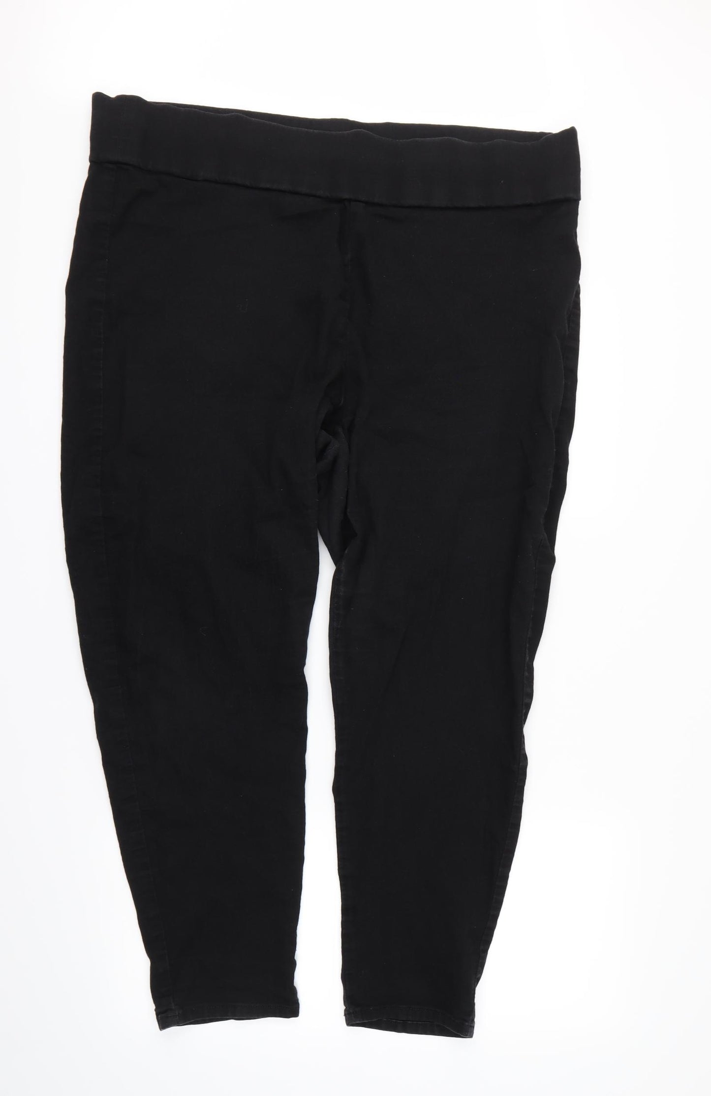 ASOS Womens Black  Denim Straight Jeans Size 22 L27 in