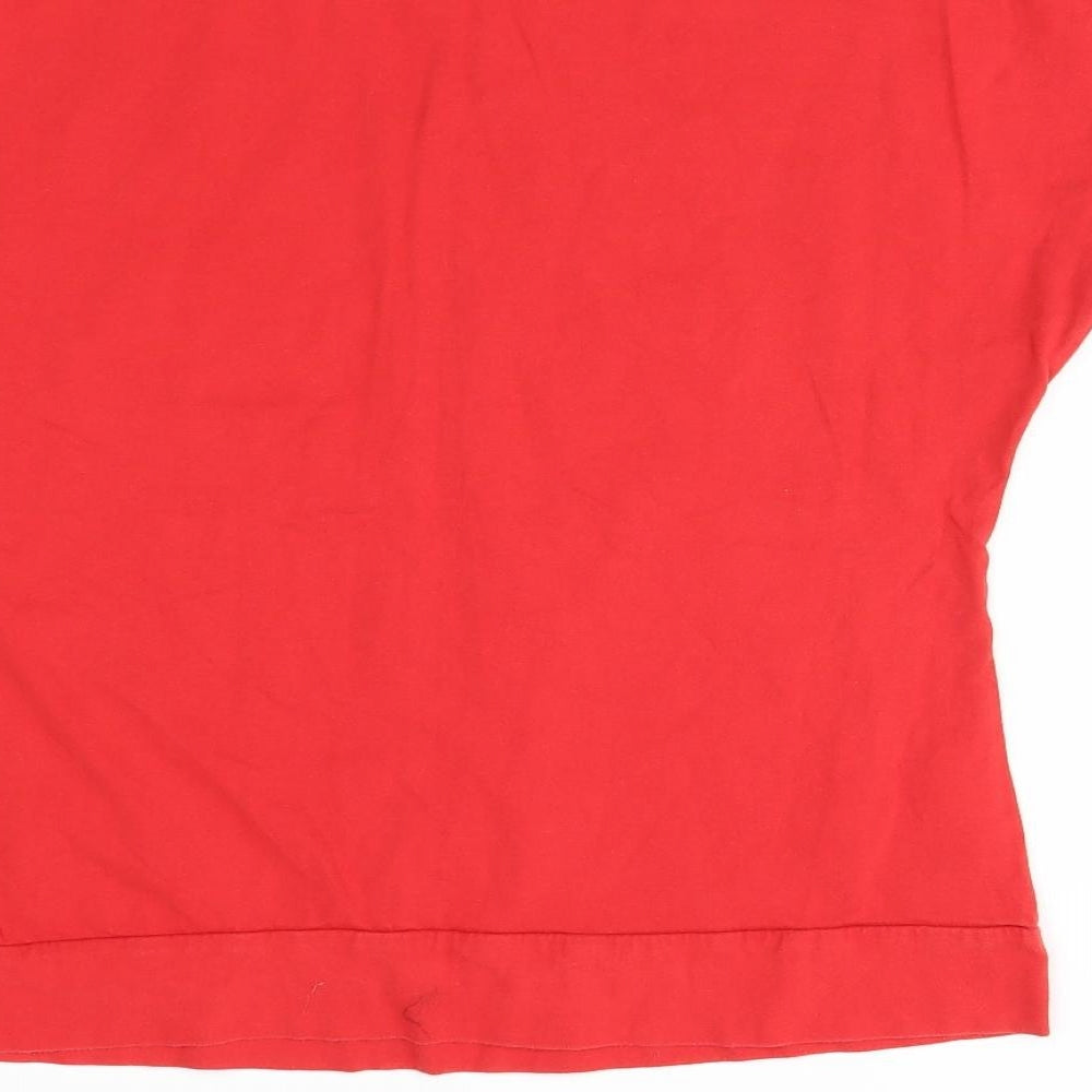 tommy&kate Womens Red   Basic T-Shirt Size 14