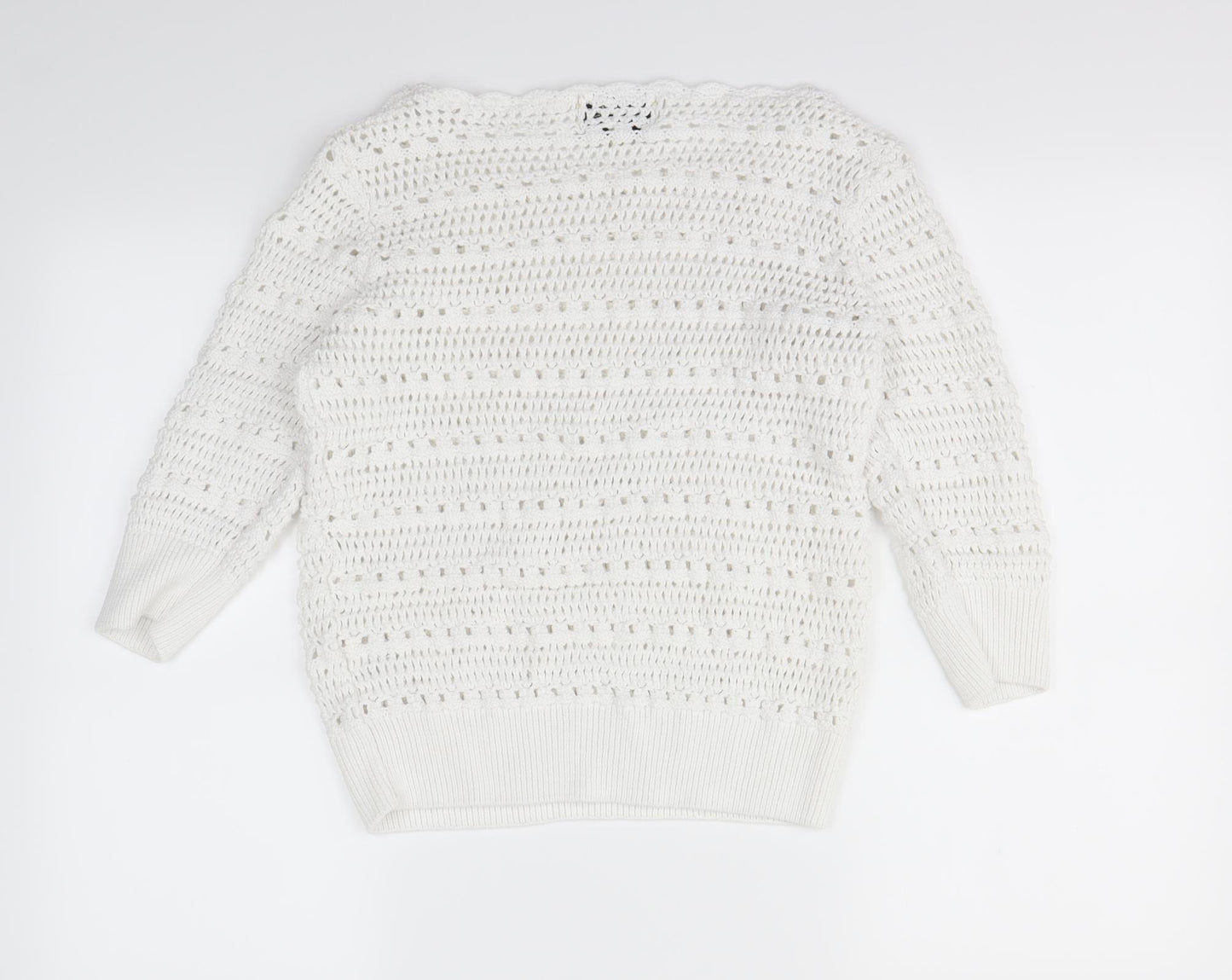 Papaya Womens White   Pullover Jumper Size 16