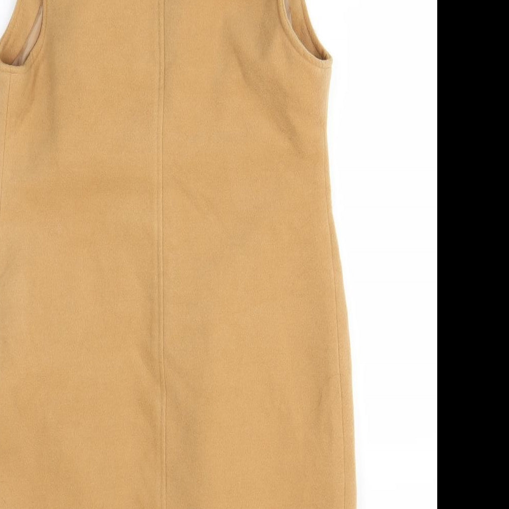 Missguided Womens Brown   Gilet Coatigan Size 6