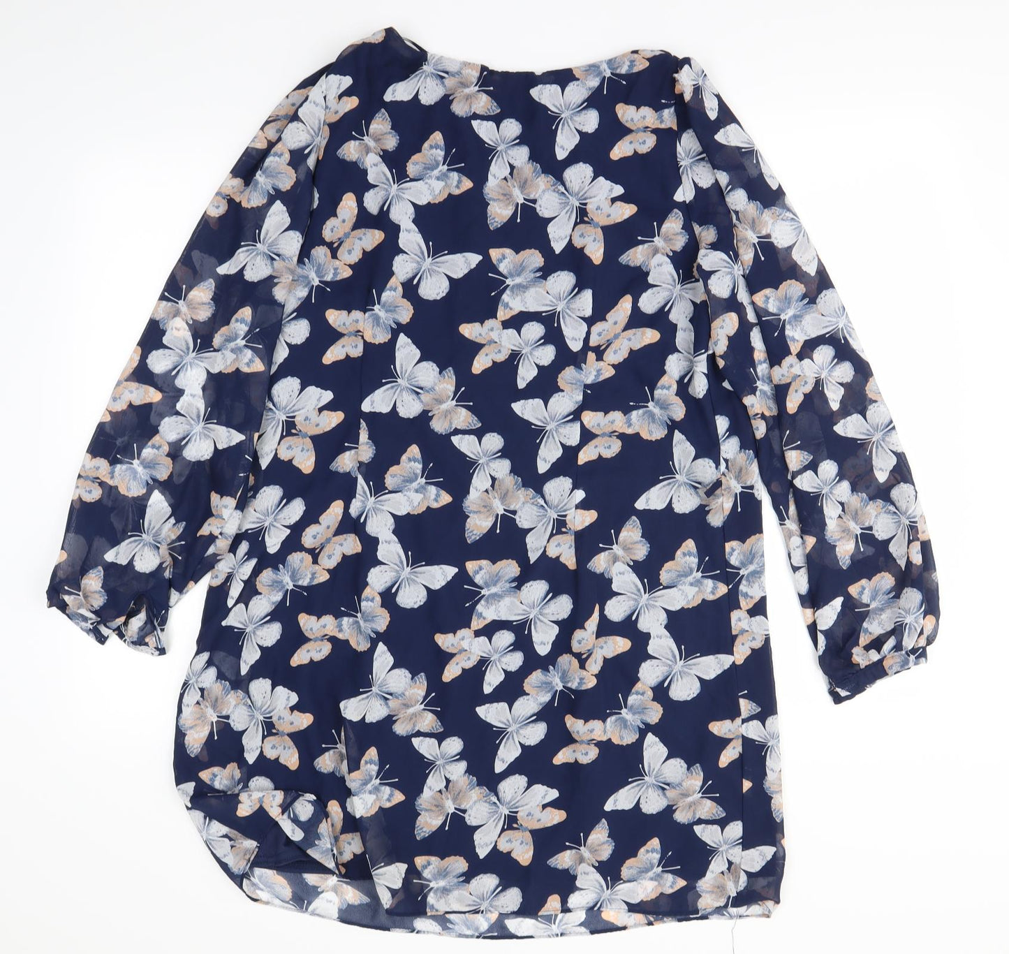 Atmosphere Womens Blue Animal Print  Shift  Size 16