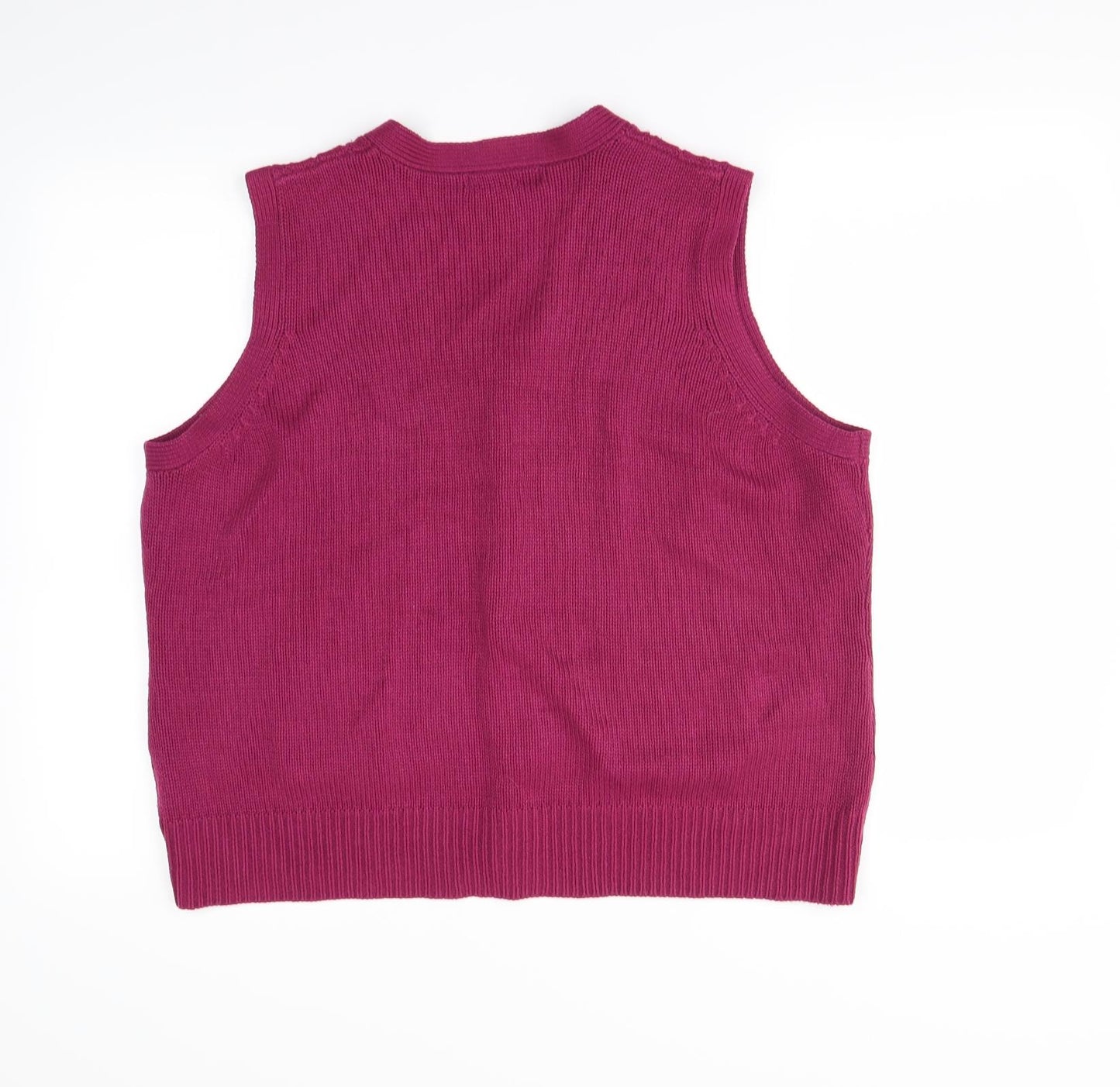 HONOUR MILLBURN Womens Purple   Vest Jumper Size XL