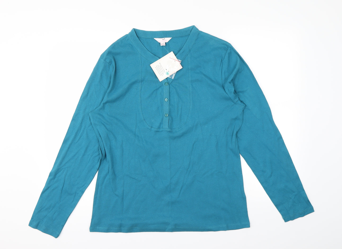 julipa Womens Blue   Basic T-Shirt Size 18