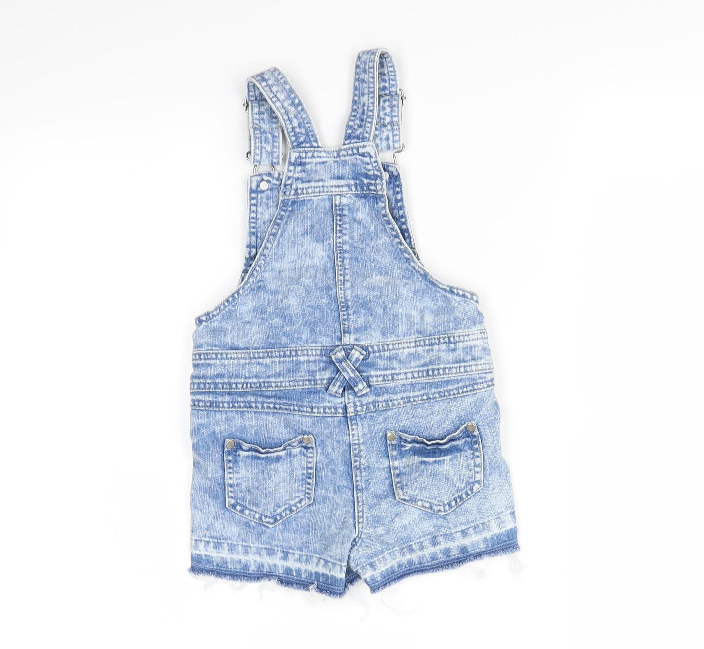 NEXT Girls Blue  Denim Dungaree One-Piece Size 3 Years