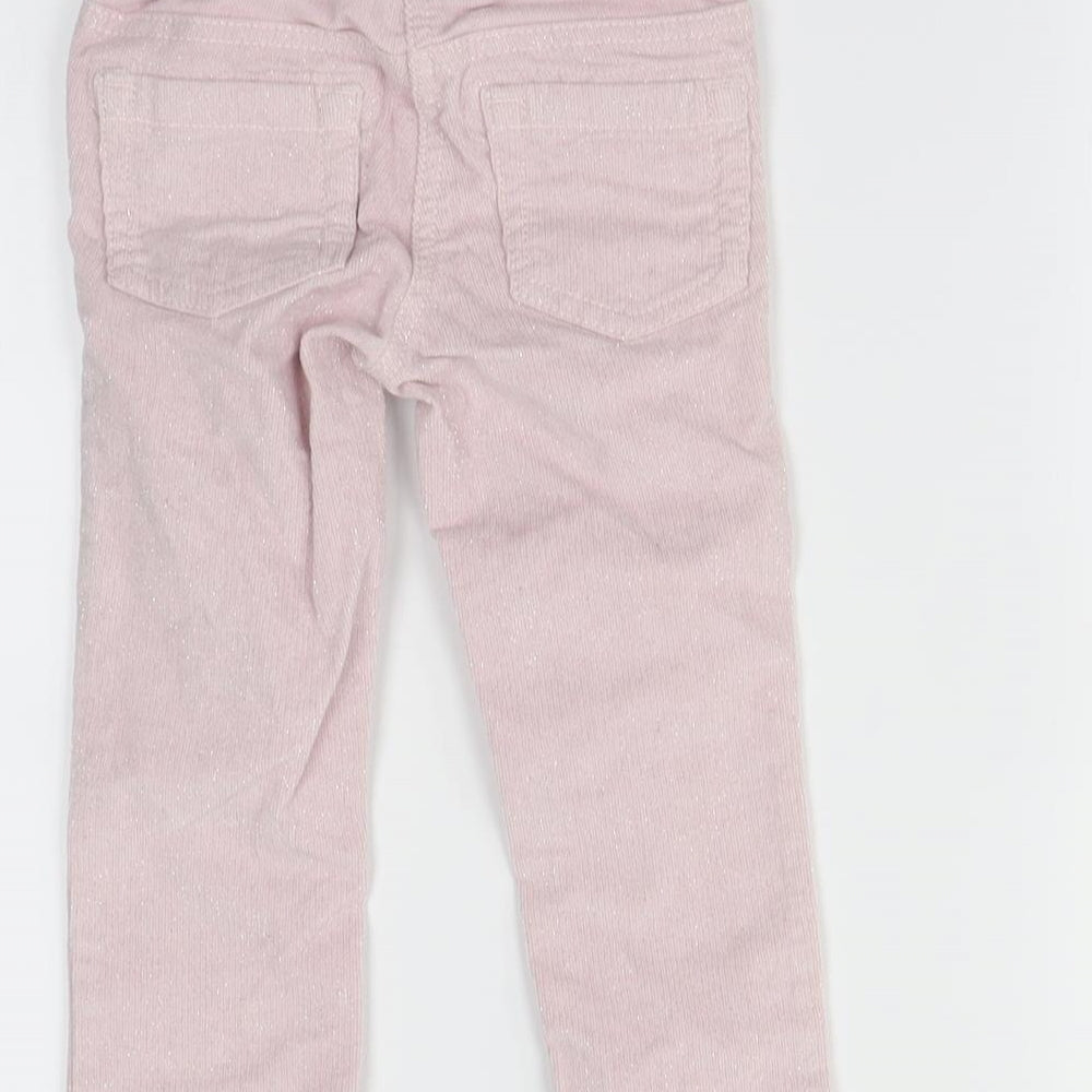 NEXT Girls Pink   Straight Jeans Size 2-3 Years
