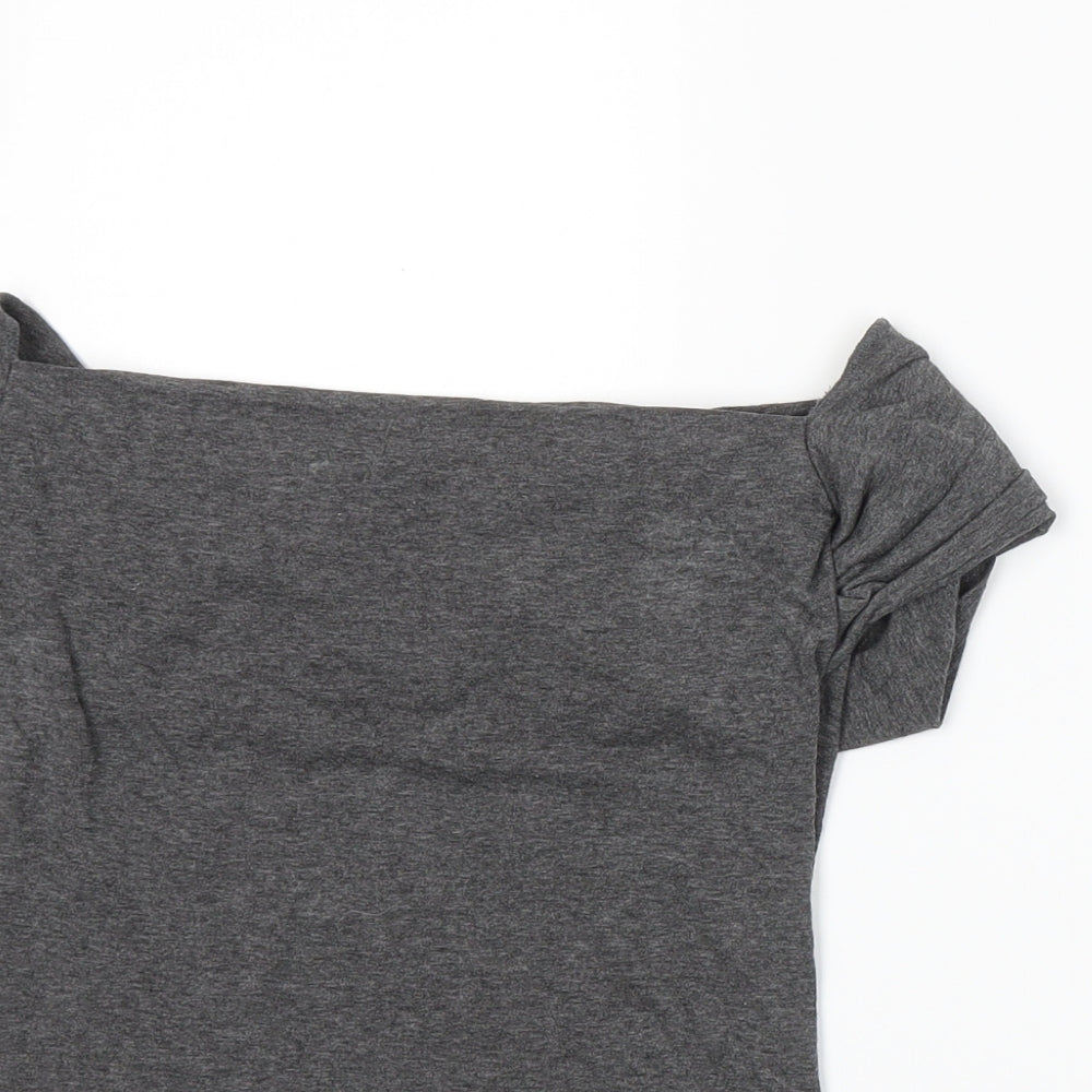 Zara Womens Grey   Basic T-Shirt Size S