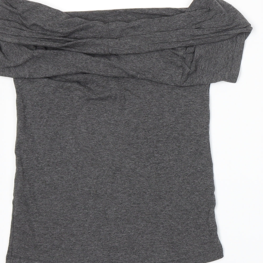 Zara Womens Grey   Basic T-Shirt Size S