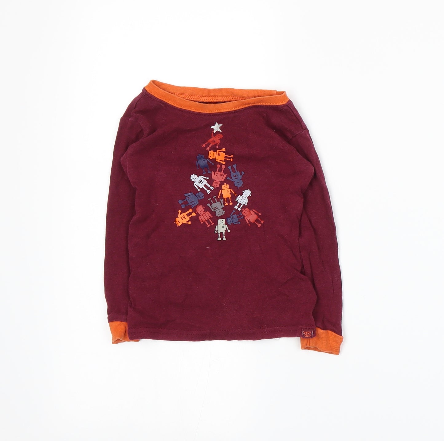 Gap Boys Red   Basic T-Shirt Size 18-24 Months