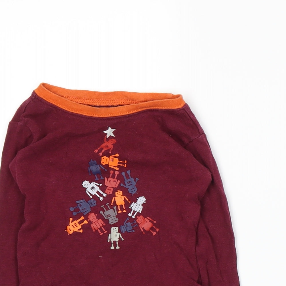 Gap Boys Red   Basic T-Shirt Size 18-24 Months