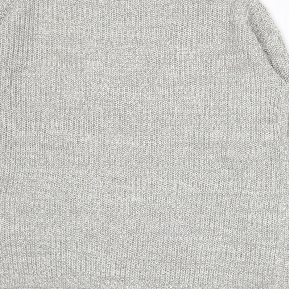 Papaya Womens Grey  Knit Pullover Jumper Size M