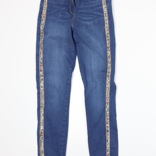 /Denim Womens Blue   Skinny Jeans Size 8 L28 in