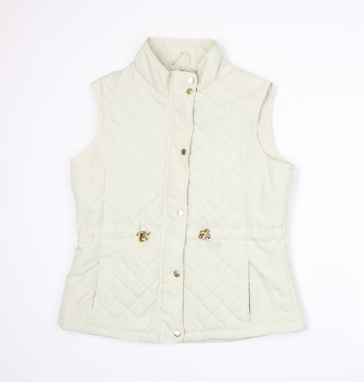 Isle Womens Beige   Gilet Jacket Size 14