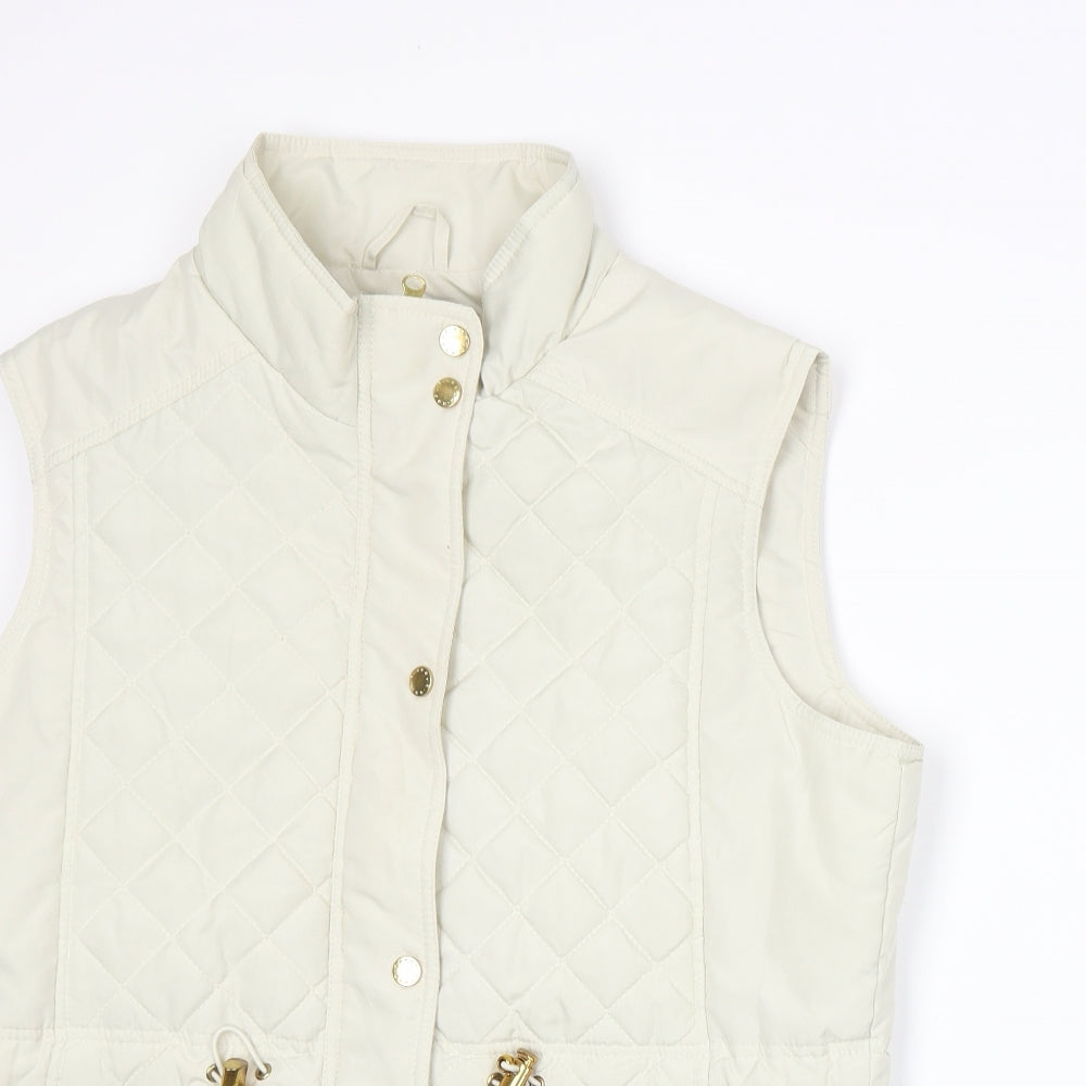 Isle Womens Beige   Gilet Jacket Size 14