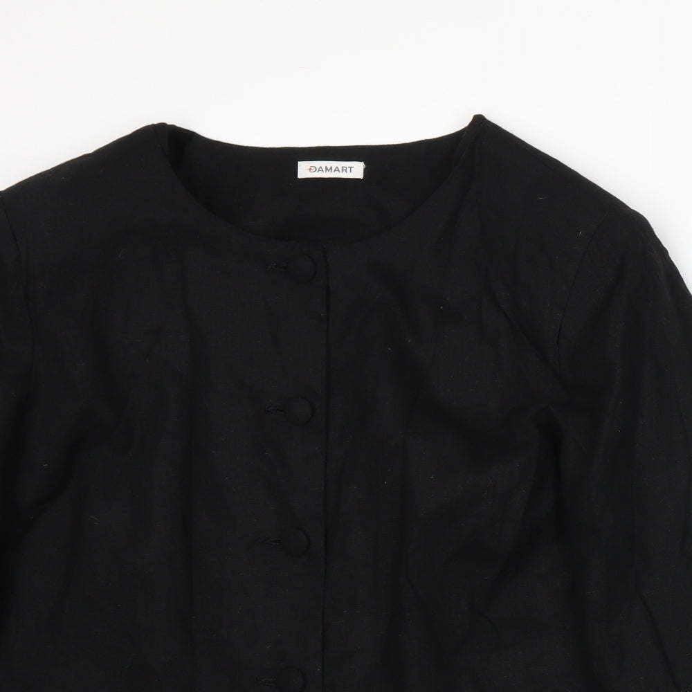 Damart Womens Black   Jacket  Size 18
