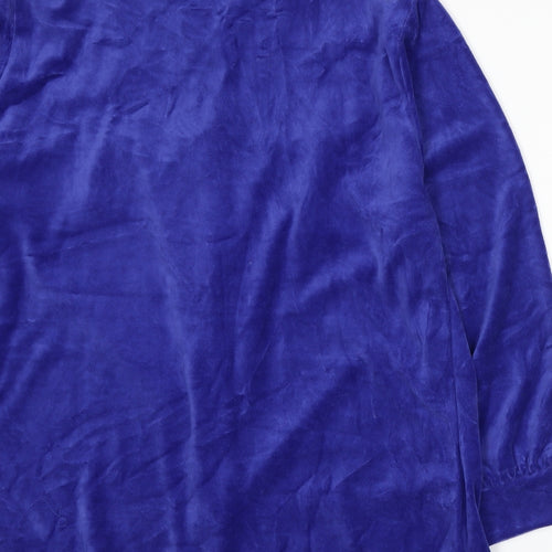 Afibel Womens Blue Floral  Jacket  Size XL