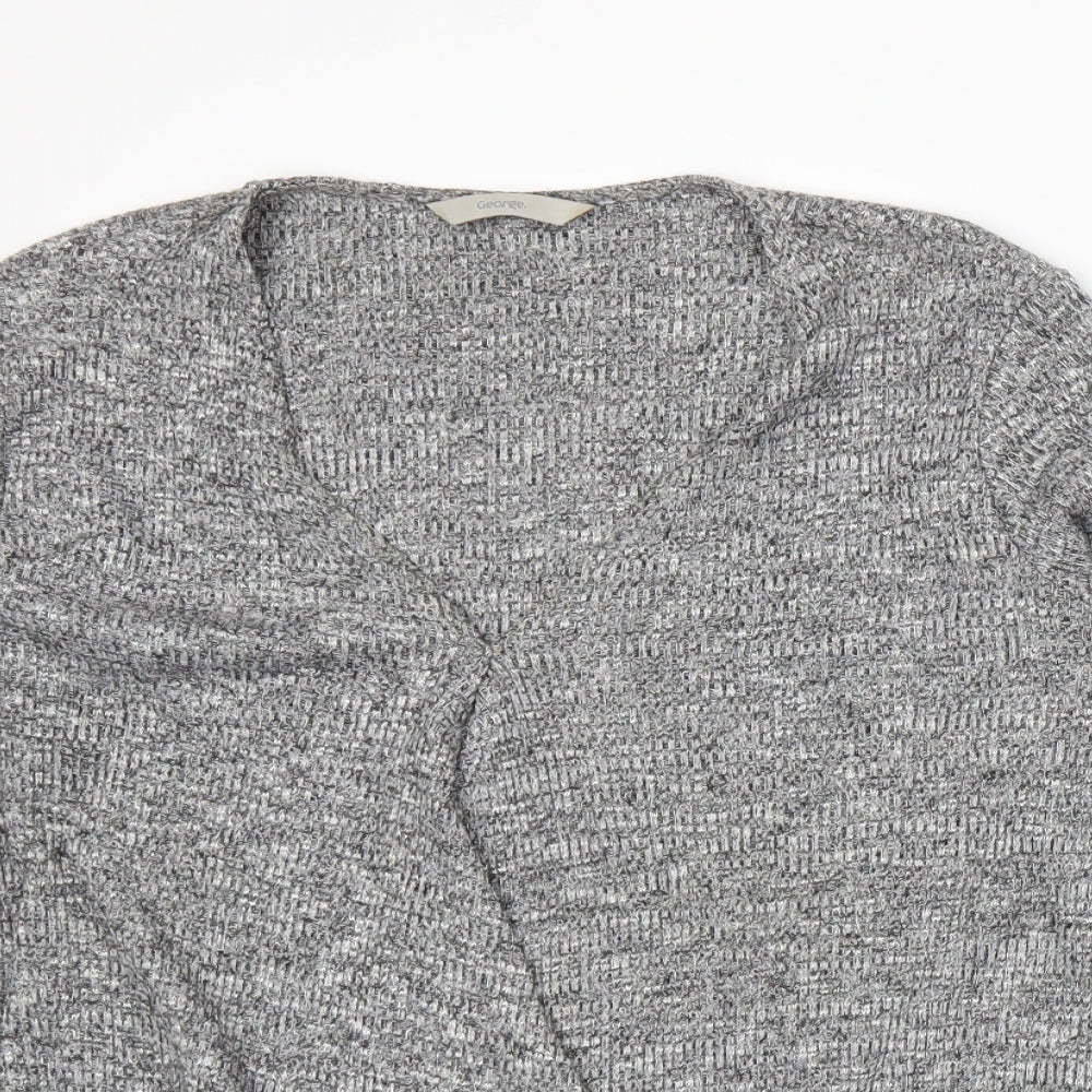 George Womens Grey  Knit Pullover Jumper Size 14