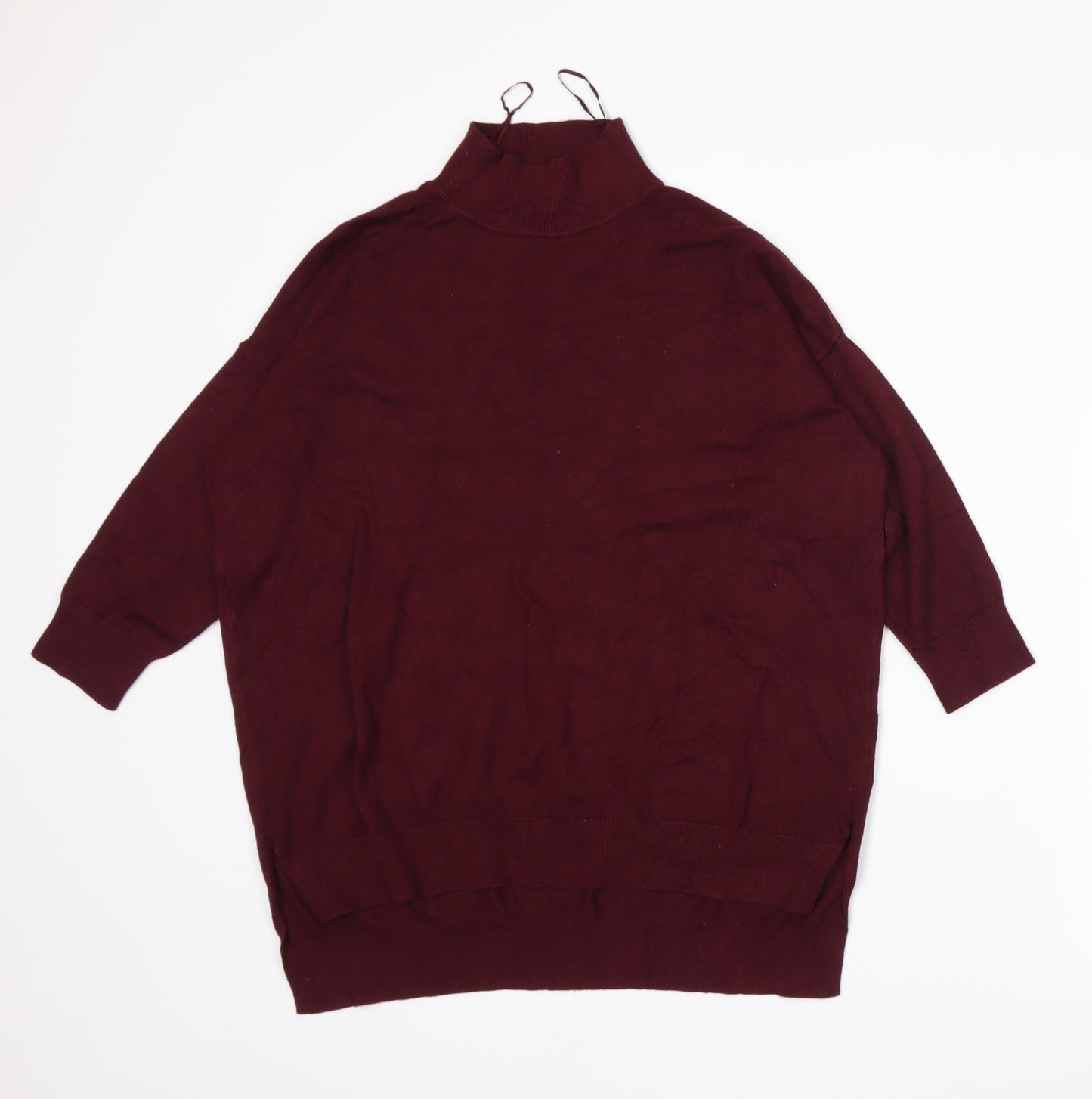 F&F Womens Red  Knit Pullover Jumper Size 12