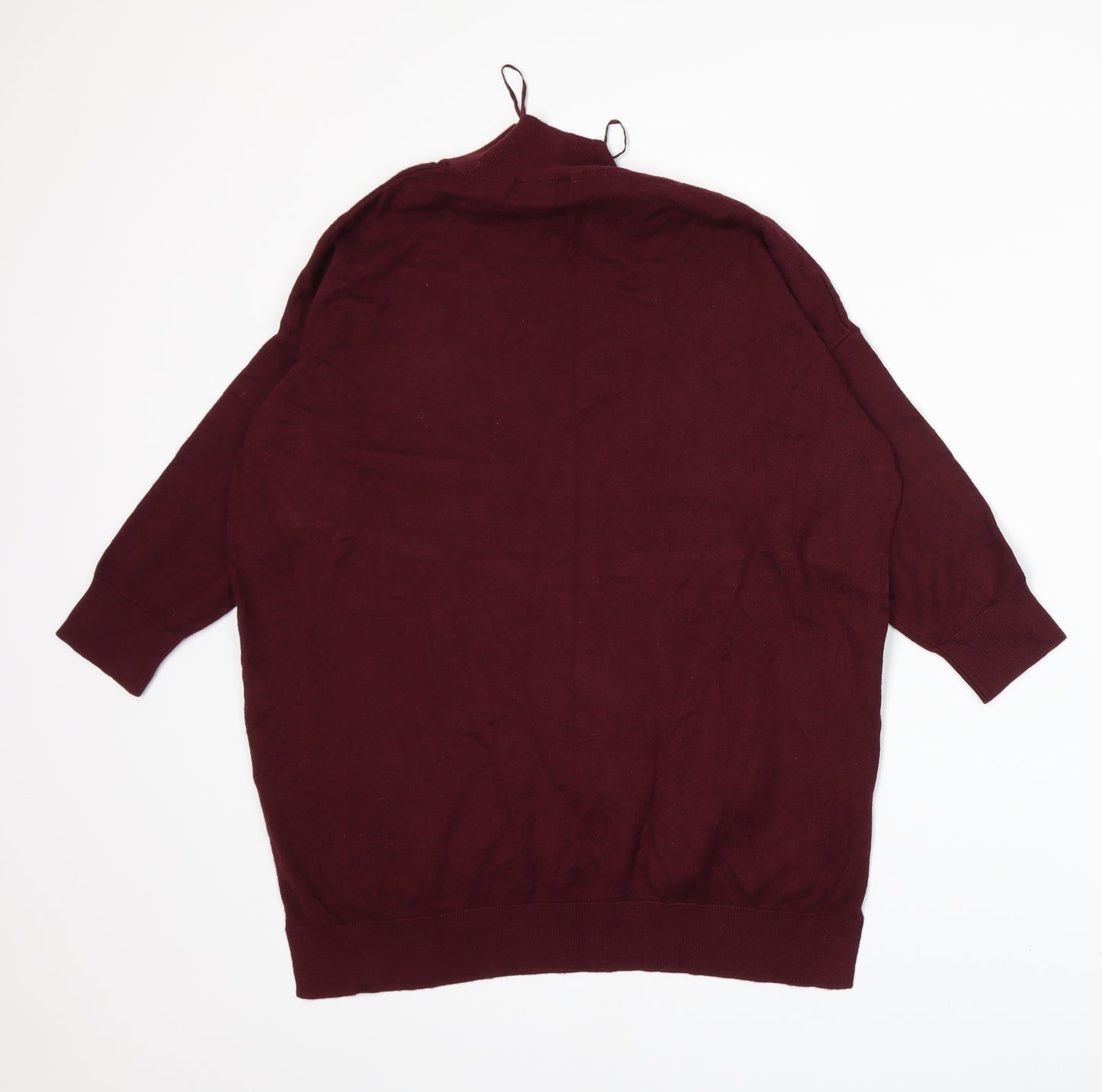 F&F Womens Red  Knit Pullover Jumper Size 12