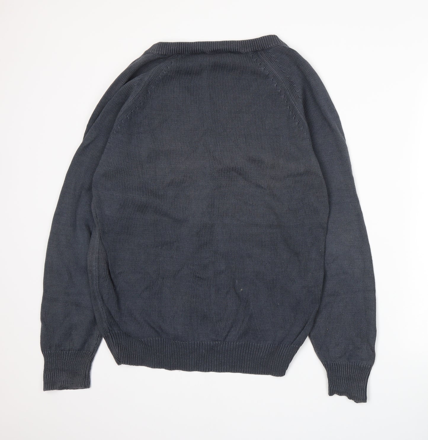 French Connection Mens Blue  Knit Pullover Jumper Size M