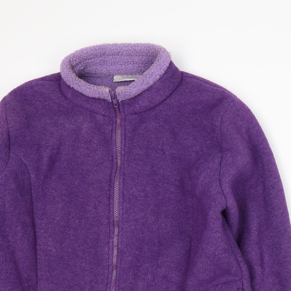 Janique Womens Purple   Jacket  Size M
