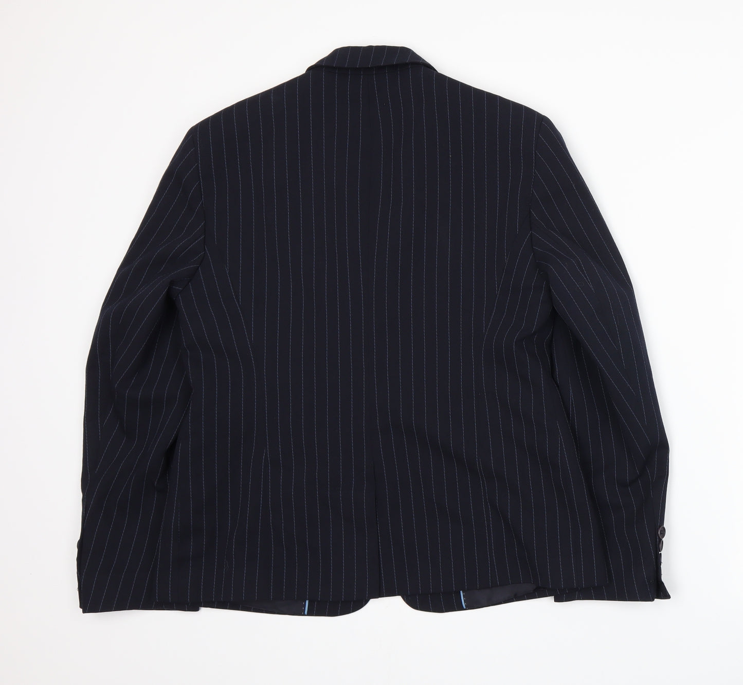 Preworn Womens Blue   Jacket Suit Jacket Size 10