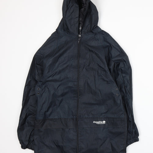 Regatta Boys Blue   Rain Coat Coat Size 11-12 Years