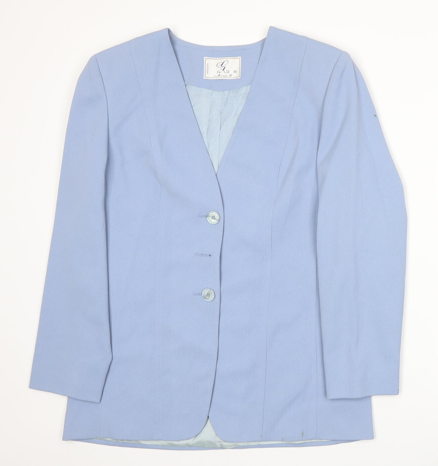 Michael H. Womens Blue   Jacket Suit Jacket Size 12