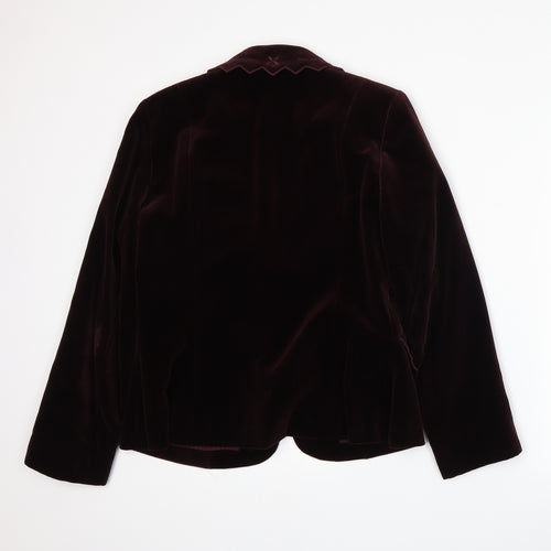 Stephen Marks Womens Red   Jacket Suit Jacket Size 16