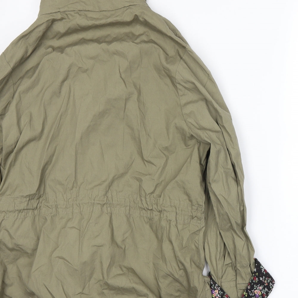 Being Casual Womens Green   Jacket Coat Size 14