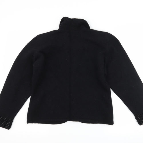 Marks and Spencer Womens Black   Cardigan Jumper Size 14