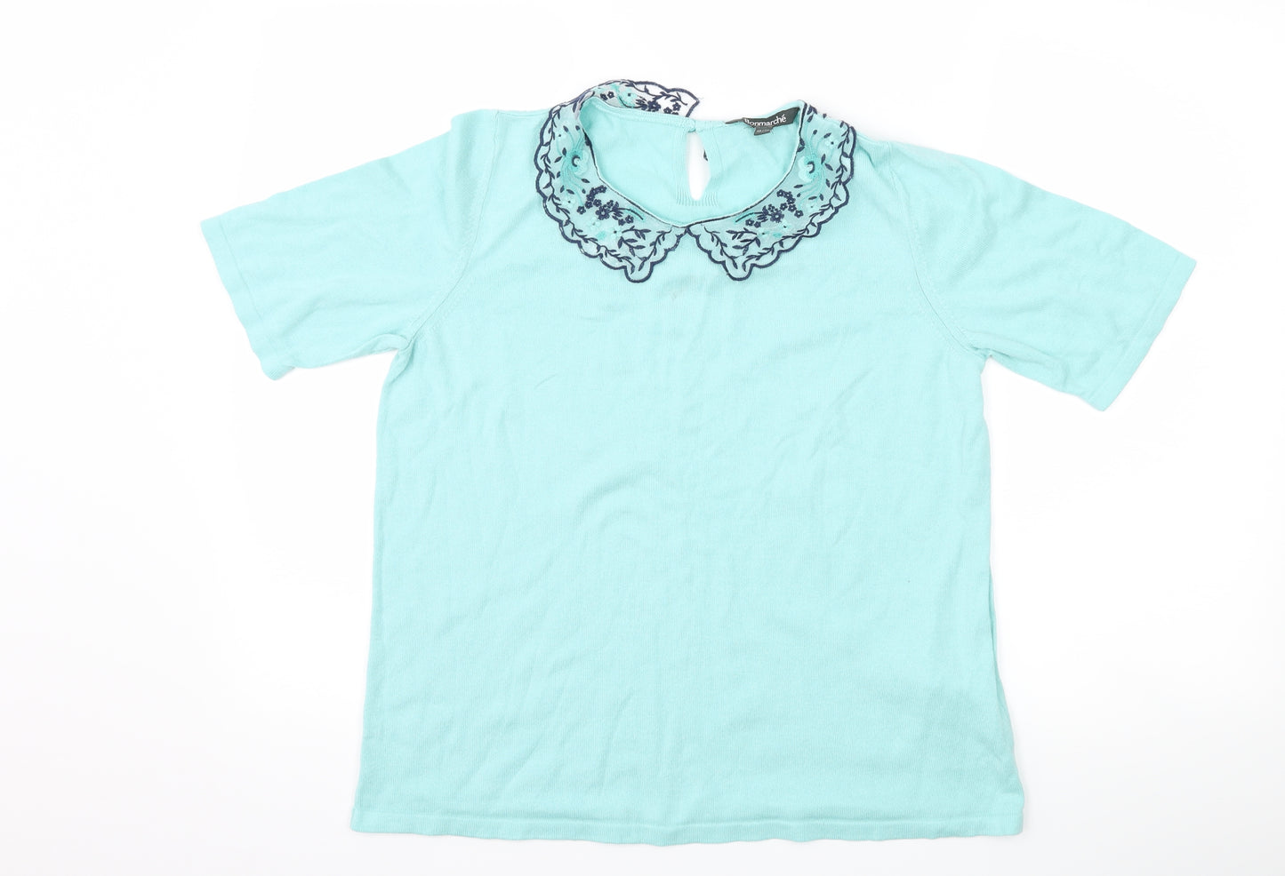 Bonmarché Womens Blue   Basic T-Shirt Size 12