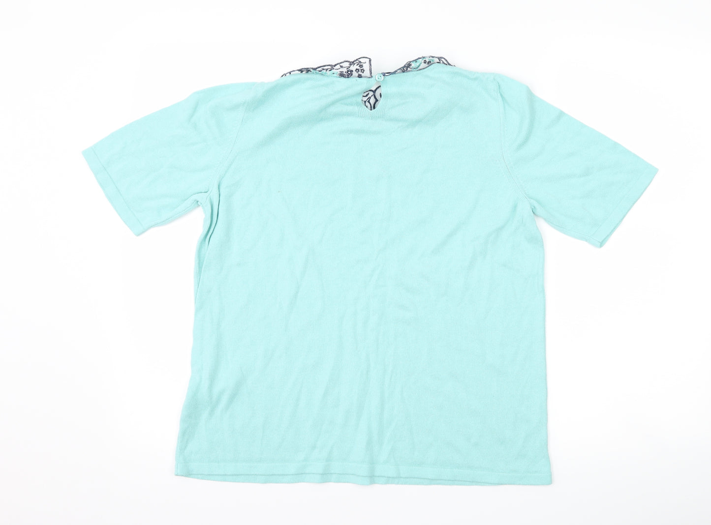 Bonmarché Womens Blue   Basic T-Shirt Size 12