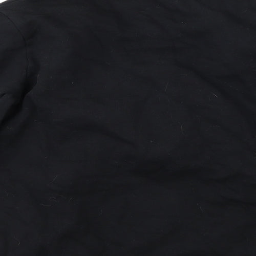 Tezenis Womens Black Polka Dot  Pullover Sweatshirt Size S  - Pom poms