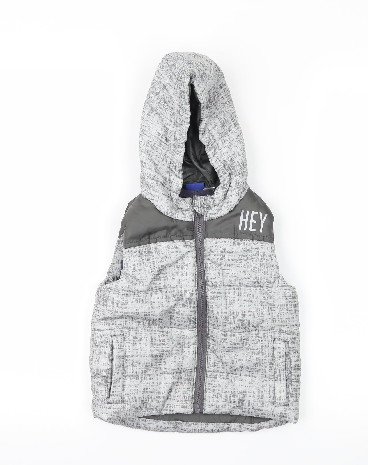 Lupilu Boys Grey   Gilet Coat Size 2-3 Years