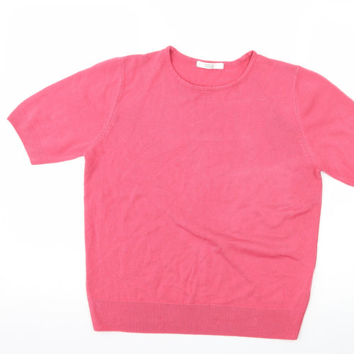 Marks and Spencer Womens Pink   Basic T-Shirt Size 12