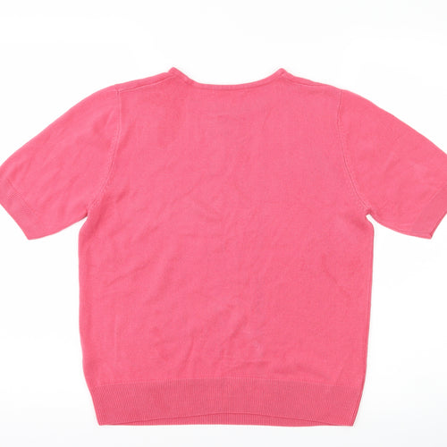 Marks and Spencer Womens Pink   Basic T-Shirt Size 12