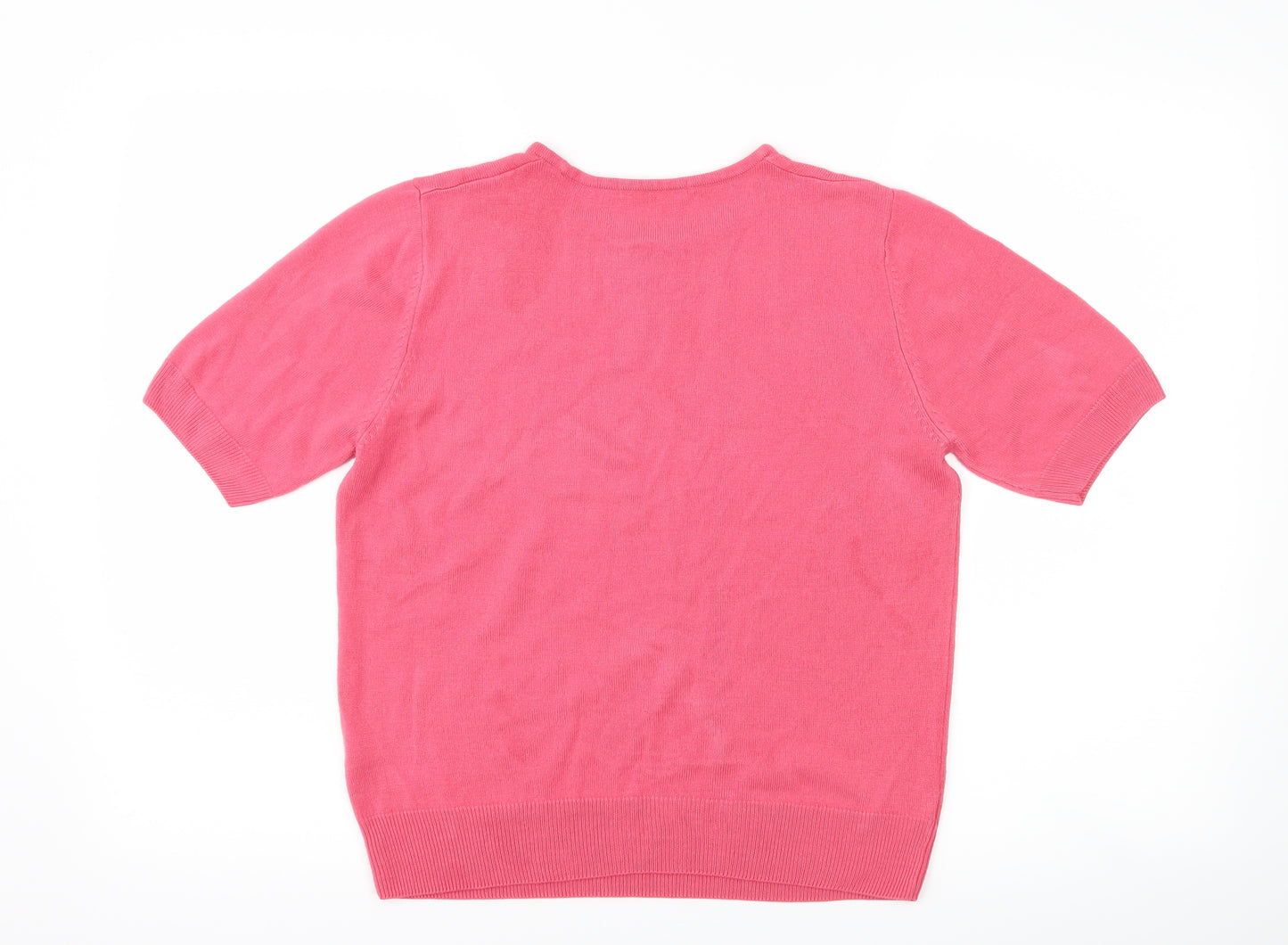 Marks and Spencer Womens Pink   Basic T-Shirt Size 12