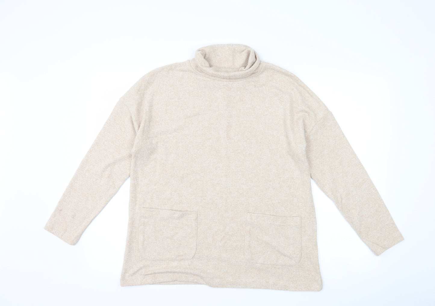 TU Womens Beige   Pullover Jumper Size 14