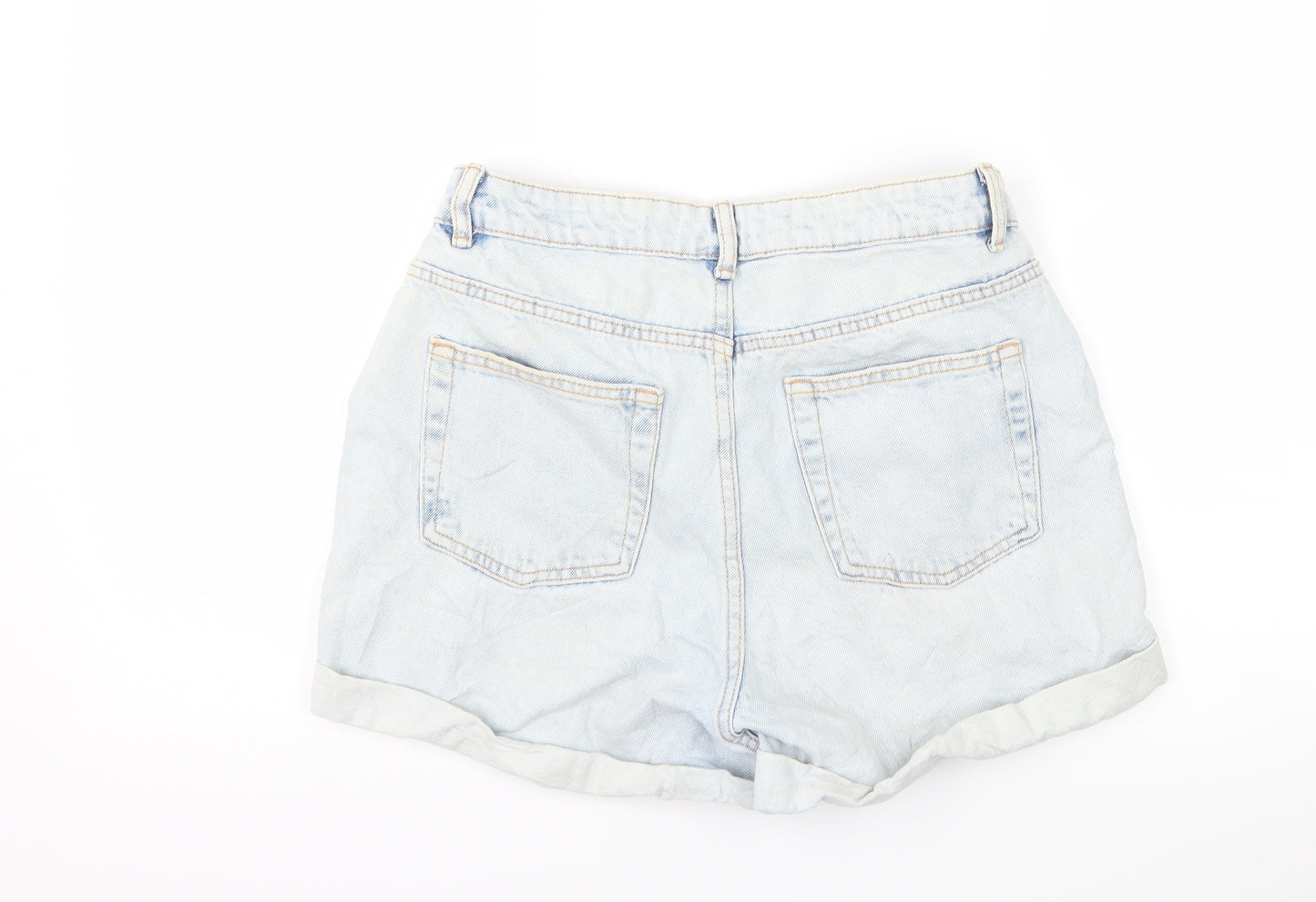 denim co Womens Blue  Denim Hot Pants Shorts Size 12