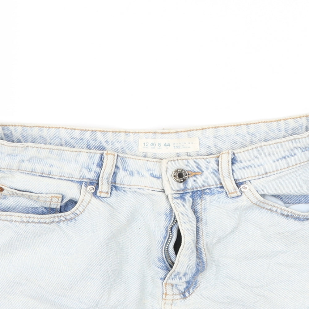 denim co Womens Blue  Denim Hot Pants Shorts Size 12