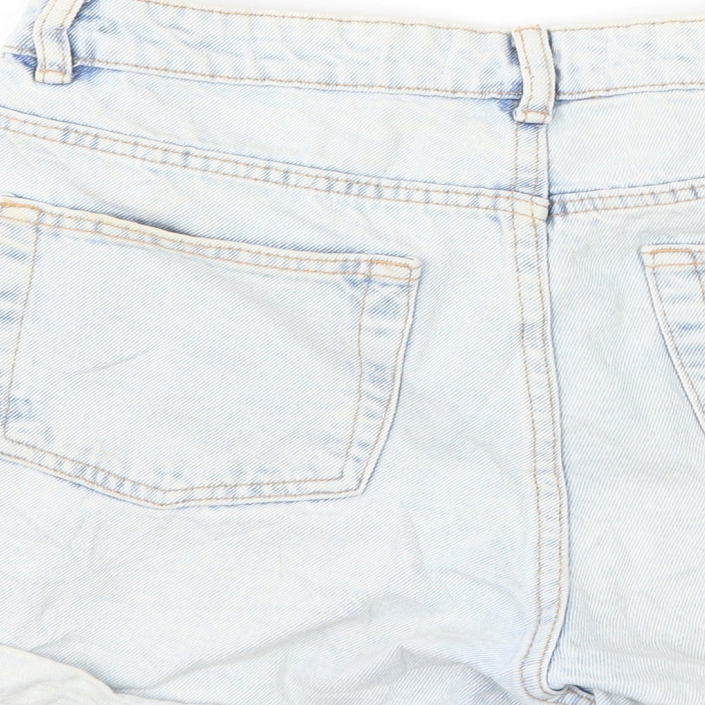 denim co Womens Blue  Denim Hot Pants Shorts Size 12
