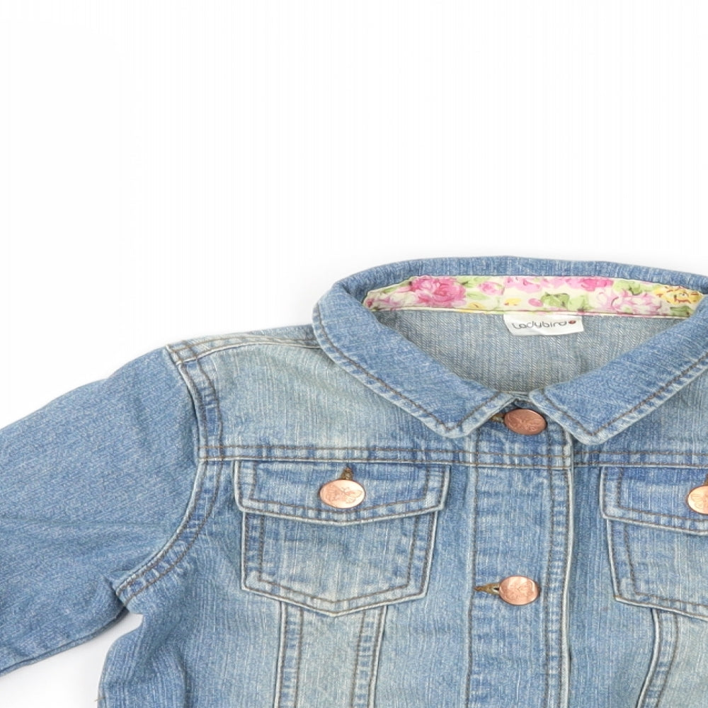Ladybird Girls Blue  Denim Jacket  Size 6-7 Years