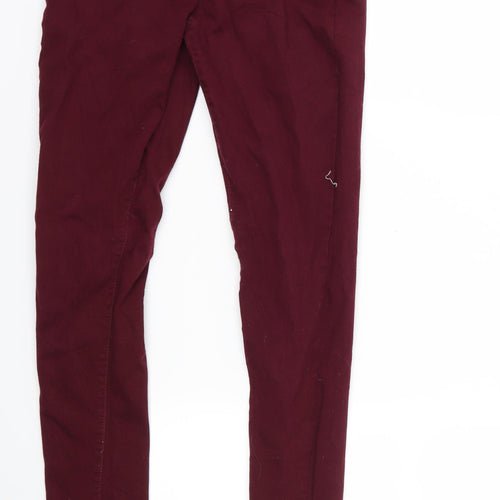 denim co Womens Purple  Denim Skinny Jeans Size 6 L26 in