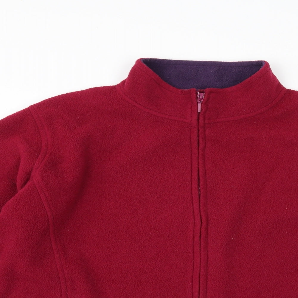 EWM Womens Purple  Fleece Jacket  Size XL