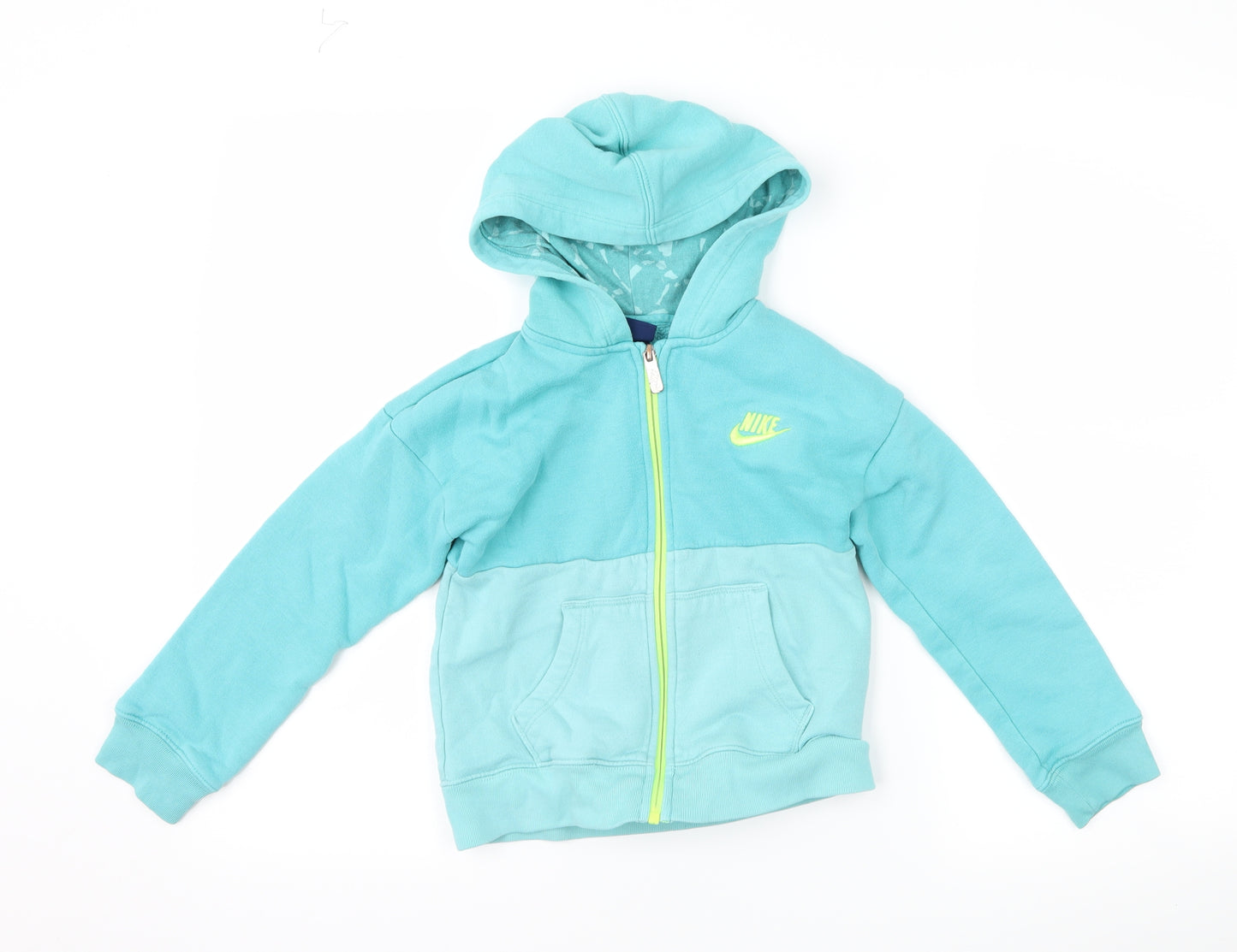 Nike Girls Blue   Full Zip Hoodie Size 6-7 Years