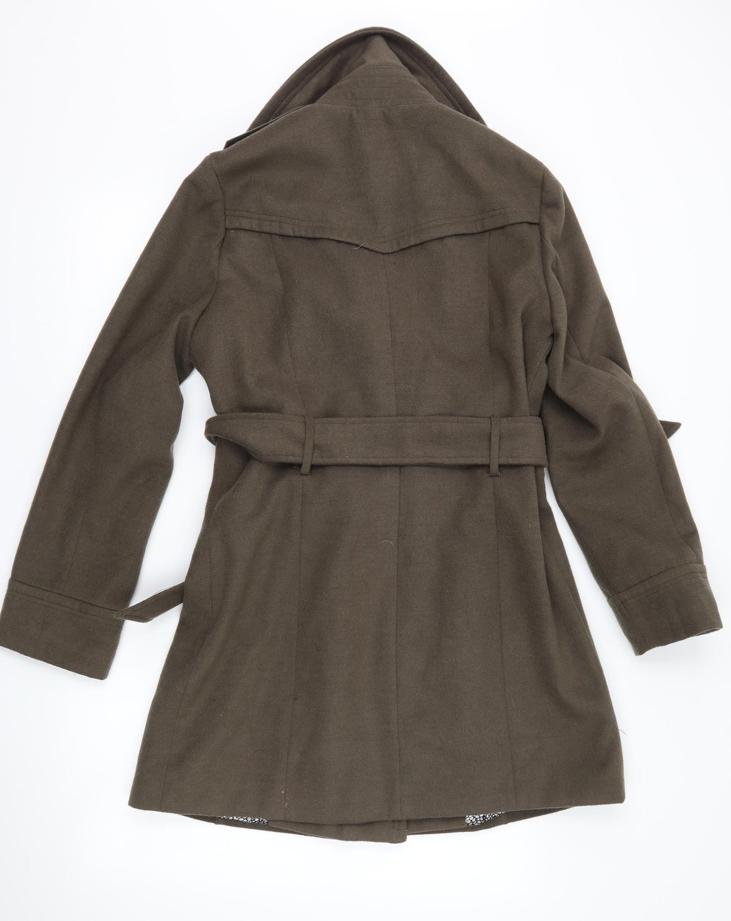 Marks and Spencer Womens Grey   Trench Coat Coat Size 12