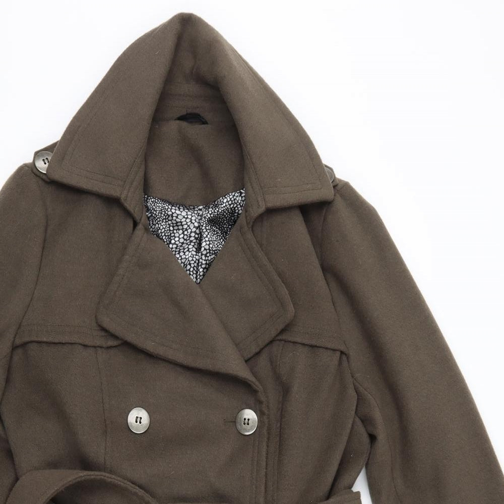 Marks and Spencer Womens Grey   Trench Coat Coat Size 12