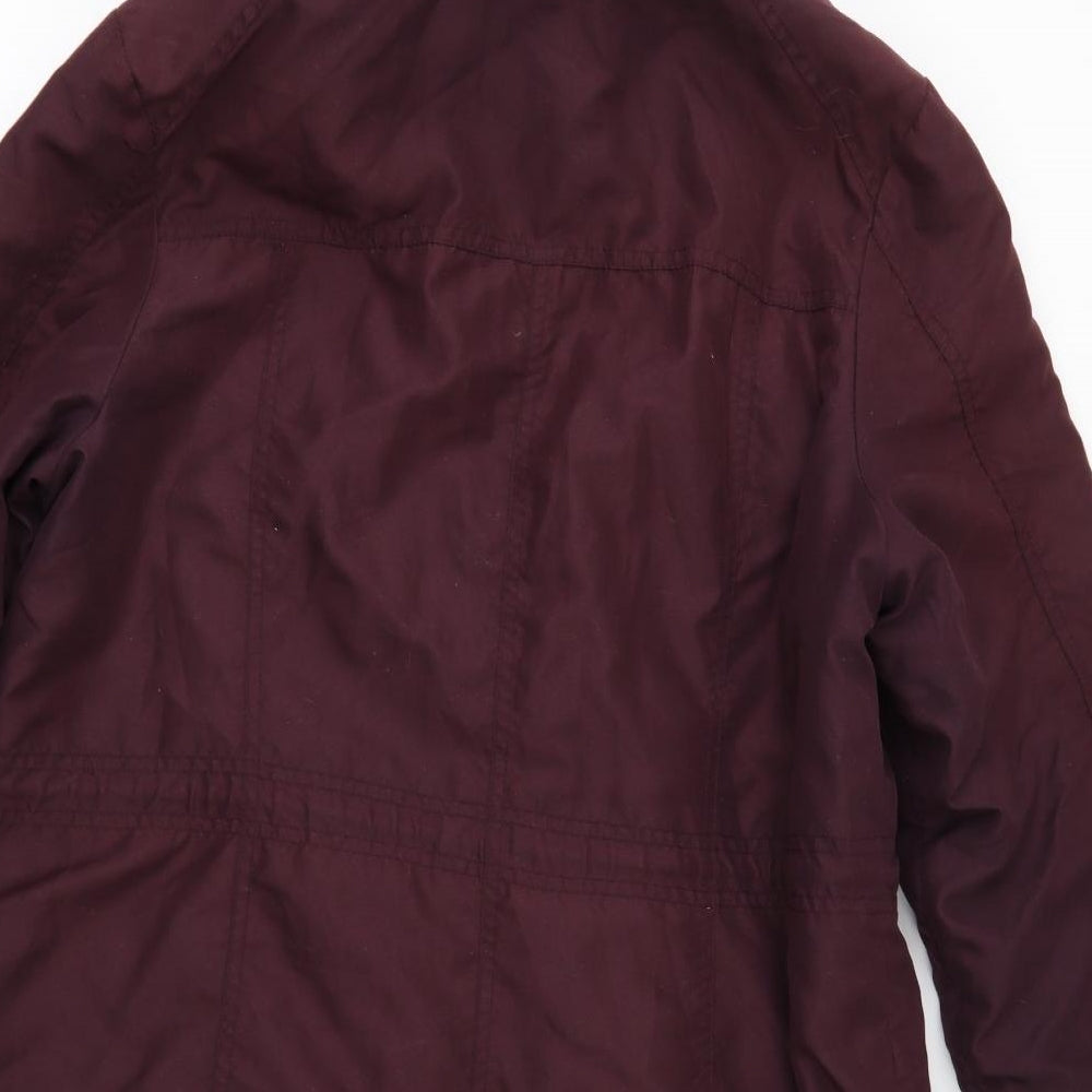 Dorothy Perkins Womens Purple   Parka Coat Size 16