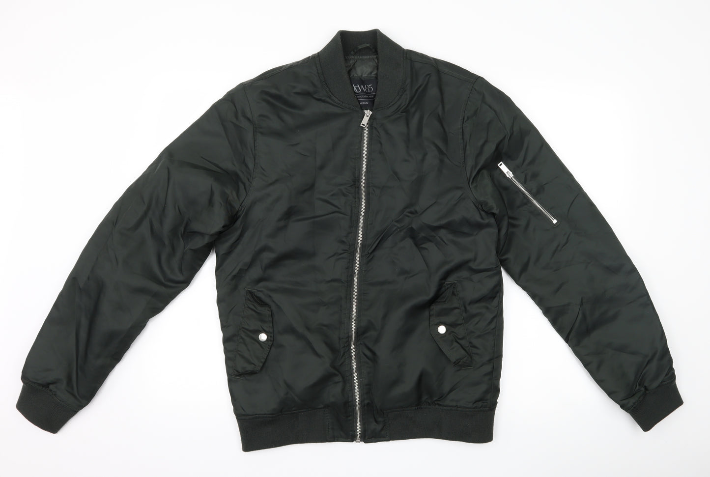 Matalan Mens Grey   Bomber Jacket Coat Size M