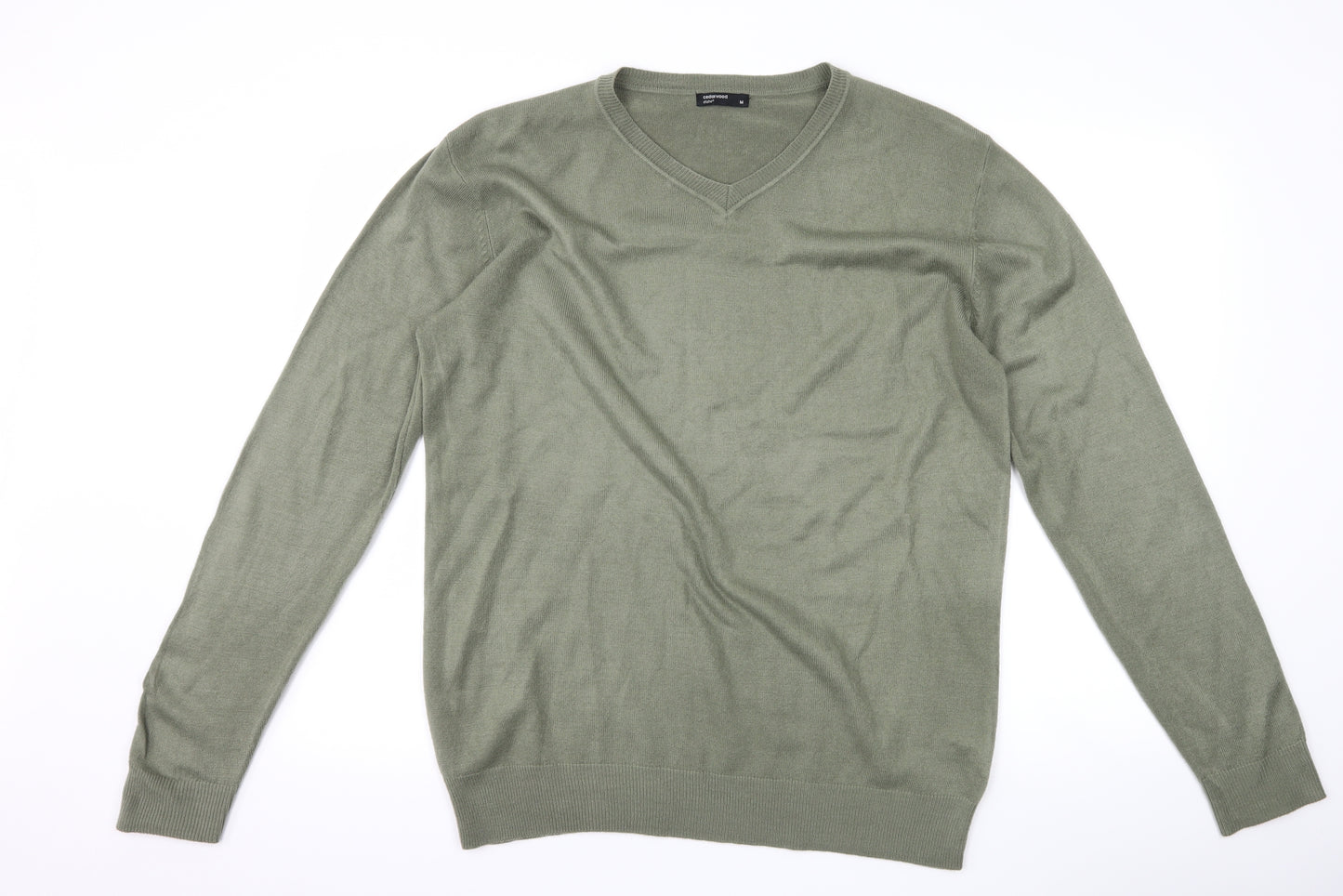 Cedar Wood State Mens Green   Pullover Jumper Size M